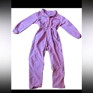 Women’s one piece pants pink jumpsuit.